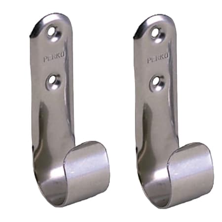 Perko Stainless Steel Boat Hook Holders- Pair 0492DP0STS